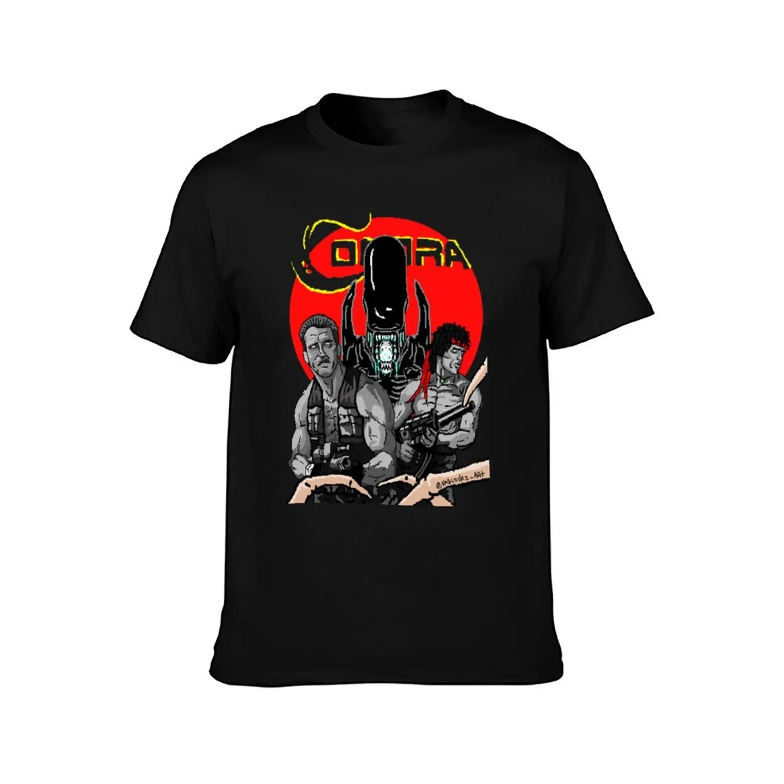 Contra: the movie T-Shirt, Summer Casual Cotton Tee, Oversized Streetwear Tops, Vintage Graphic Print, Loose Fit Short Sleeve