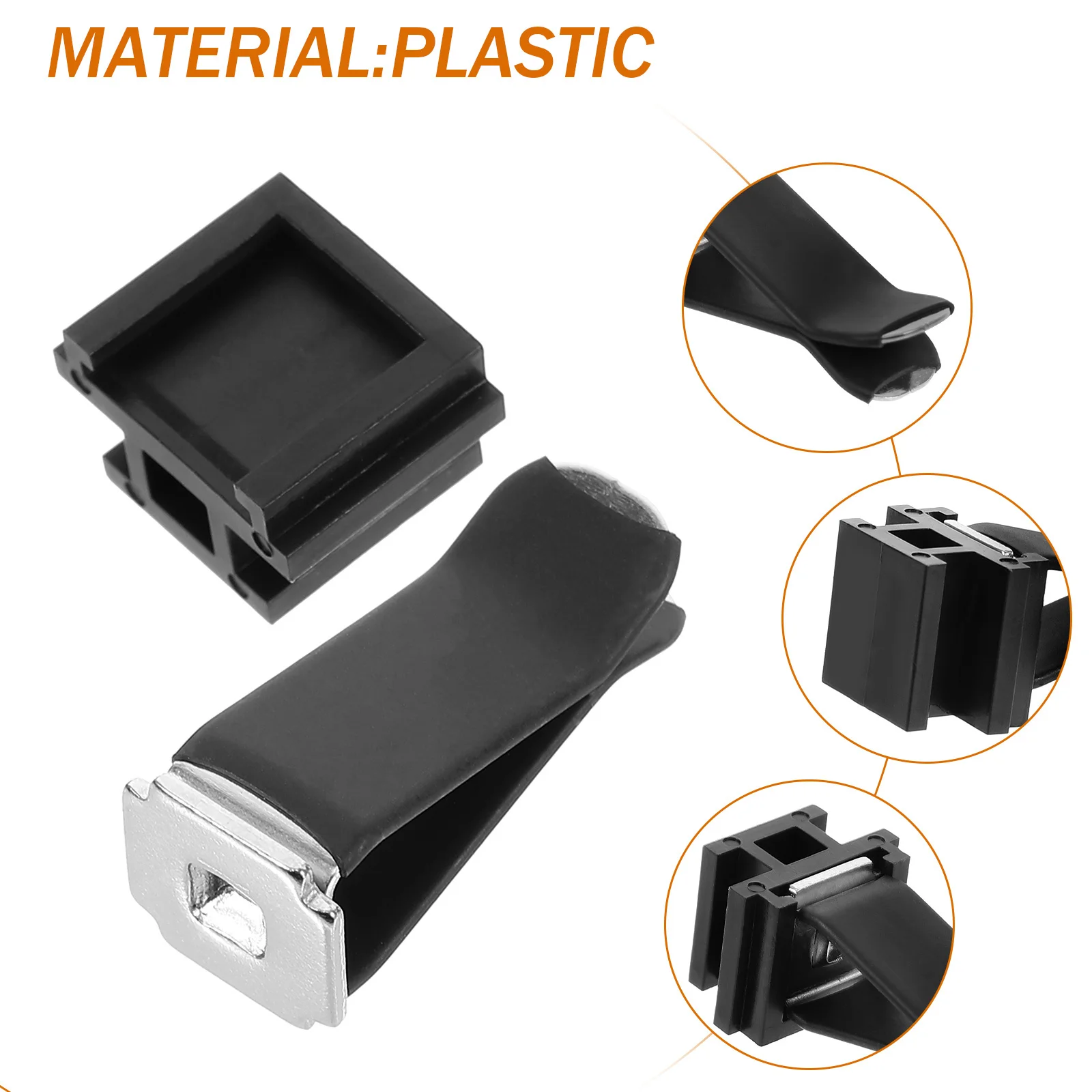

20Pcs Car Air Vent Clips Square Head Durable Plastic Air Freshener Holder Compatible with Most Car Models Auto Diffuser Vent