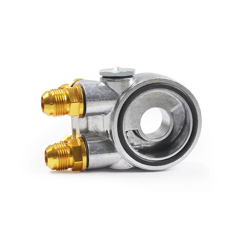 

Classy-For Honda Oil Filter Cooler Sandwich Threaded Plate Adapter Oil Adapter With Connector M20X1.5 And 3/4 Kit