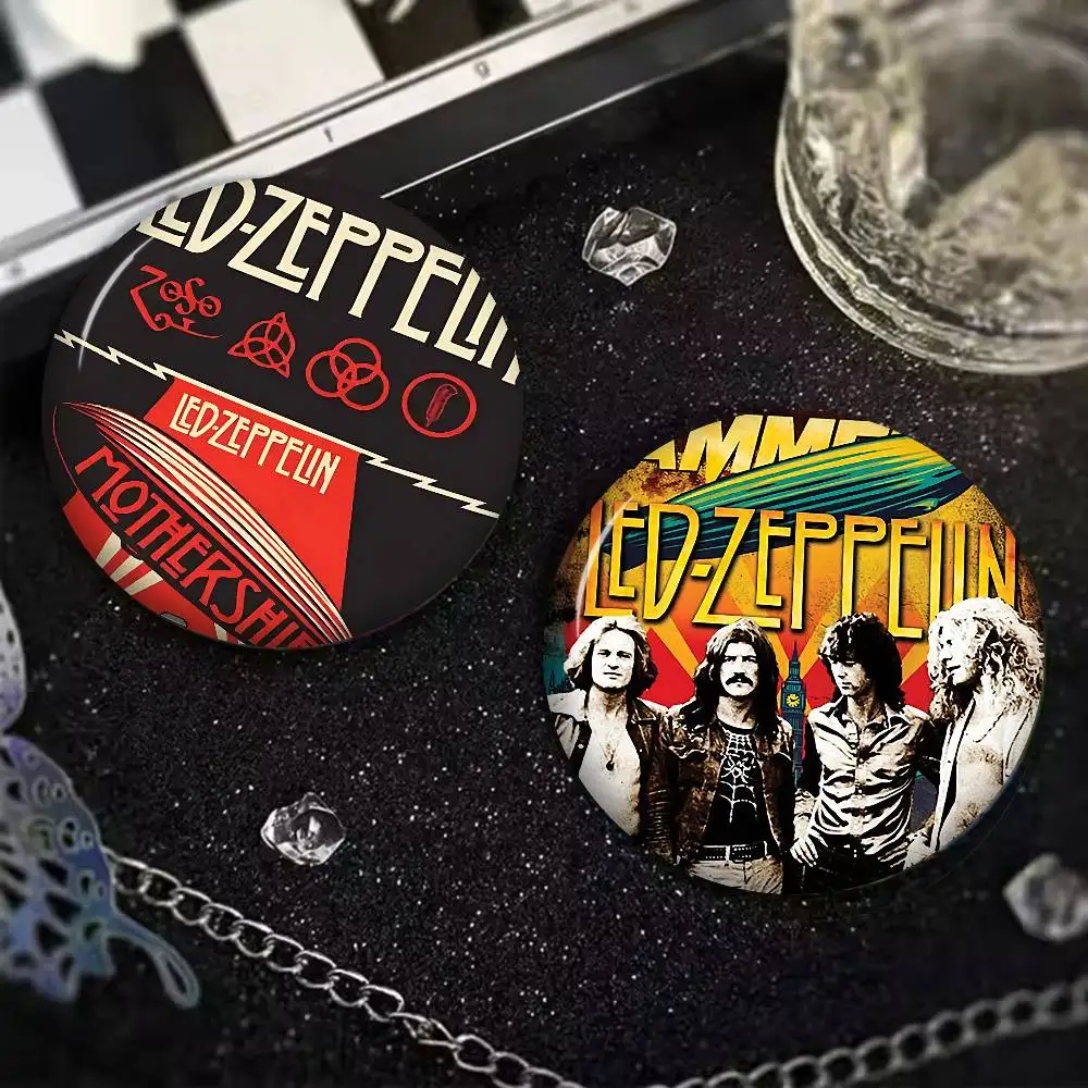 الفرقة L-Led Z-Zeppelin الإبداعية صفيح لينة زر دبابيس الحيوان أيقونة بروش التلبيب على ظهره شارة الملحقات