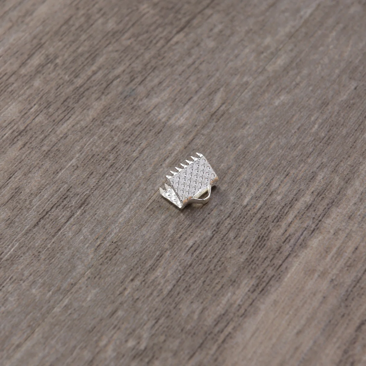 

100pcs Buckle Accessories Silver Plated Ribbon Ends Crimps for Jewelry Making Fastener Clasps Cord Ends