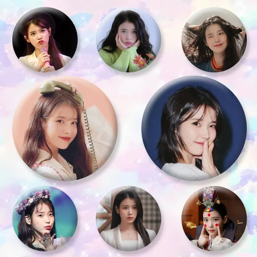 

Kdrama T-The 21st Century Grand P-rinceS Wife IU Badges Creative Tinplate Button PinsBrooch Badge Clothes Backpack