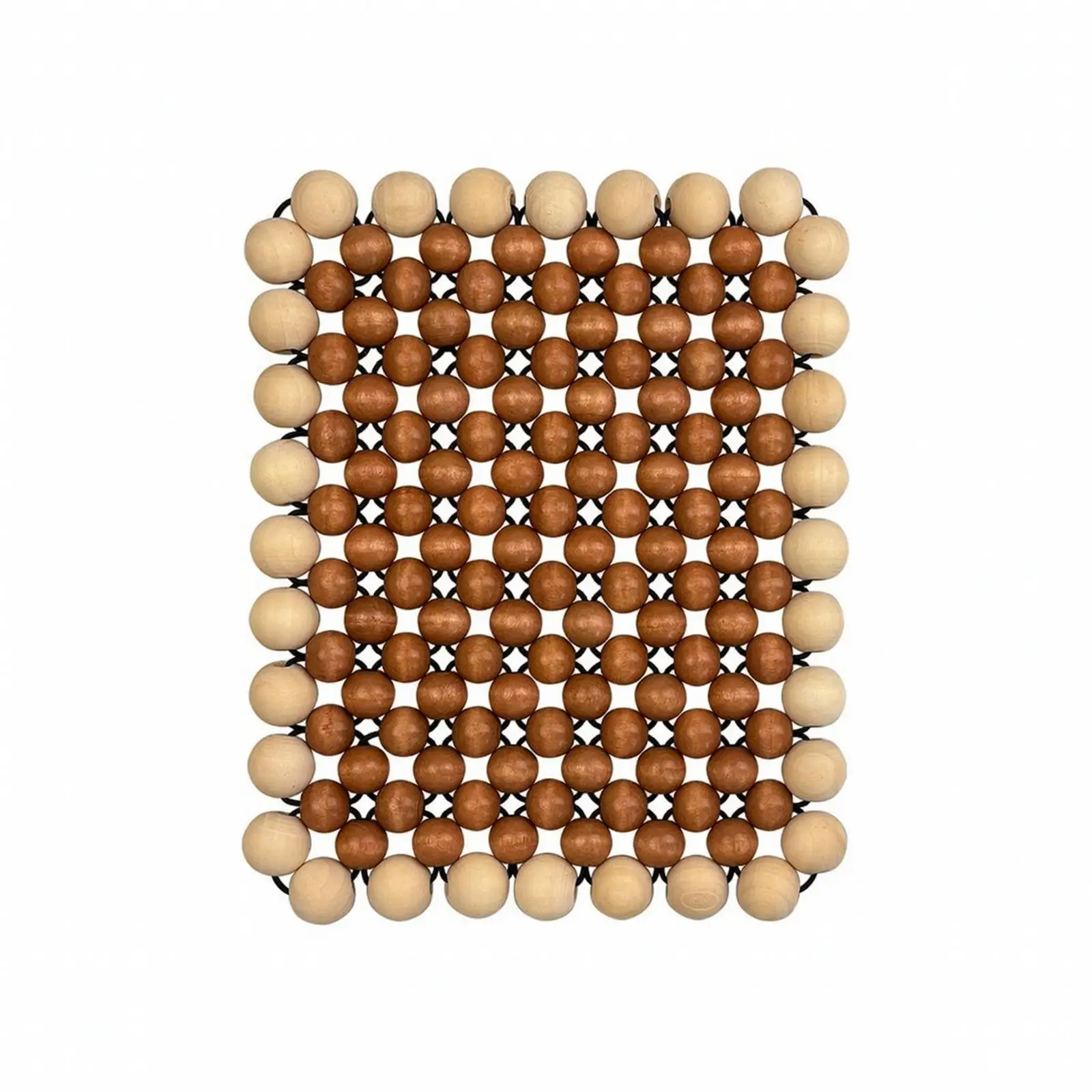 Bamboo Beaded Coaster Flexible Heat Resistant Table Mat for Hot Cookware Serving Dishes Dining Room