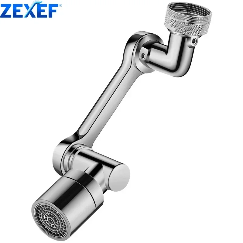 

Кухонный блендер ZEXEF с регулируемым краном 1080° ° Угловая насадка для барботера с двойным режимом биде, фильтр против брызг, металлический вращающийся удлинитель
