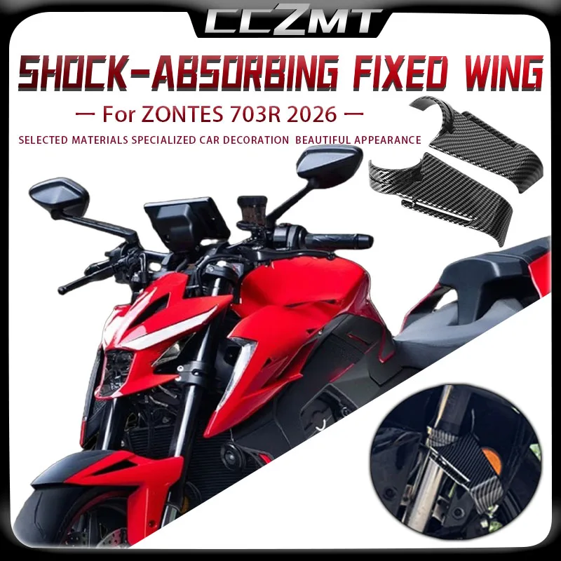 

For ZONTES 703R 703RR 703 r 2026 Modified Competitive Fixed Wing Front Shock Absorber Side Wing Spoiler Motorcycles Accessories