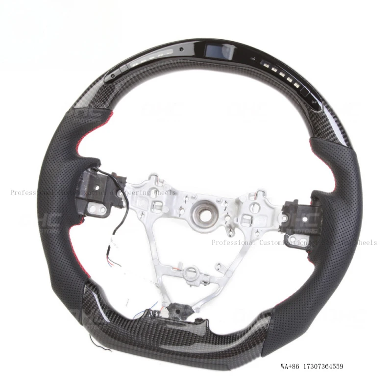 Suitable for 2014-2018 Toyota Corolla/Ralink/RAV4 LED intelligent carbon fiber steering wheel modification
