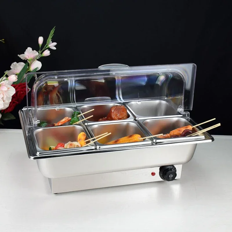 Breakfast cutlery stainless steel multi-compartment bowls commercial