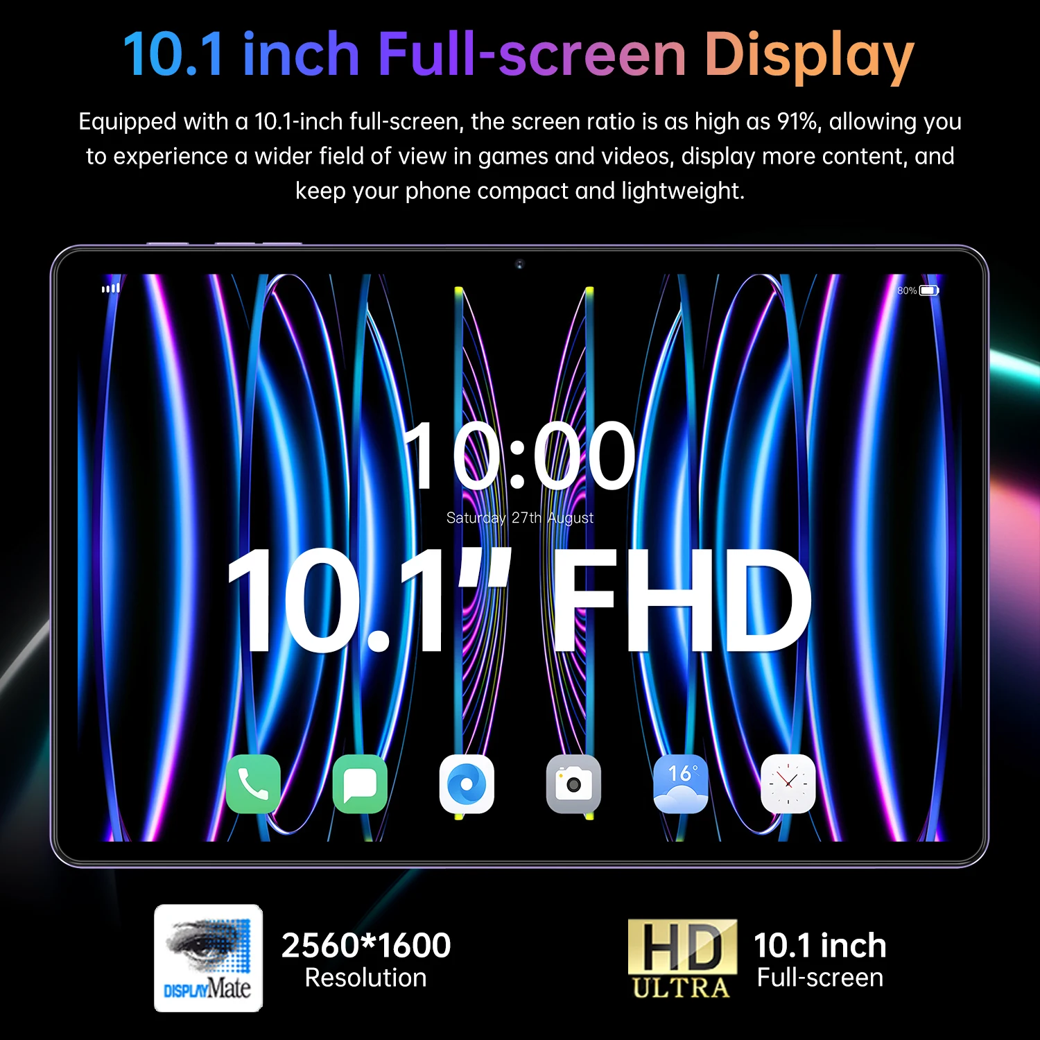 HOT Original Pad 16 Pro PC 10.1inch HD Screen Global Version Tablet Snapdragon 10000mAh 5G Dual Card WiFi 2026 New