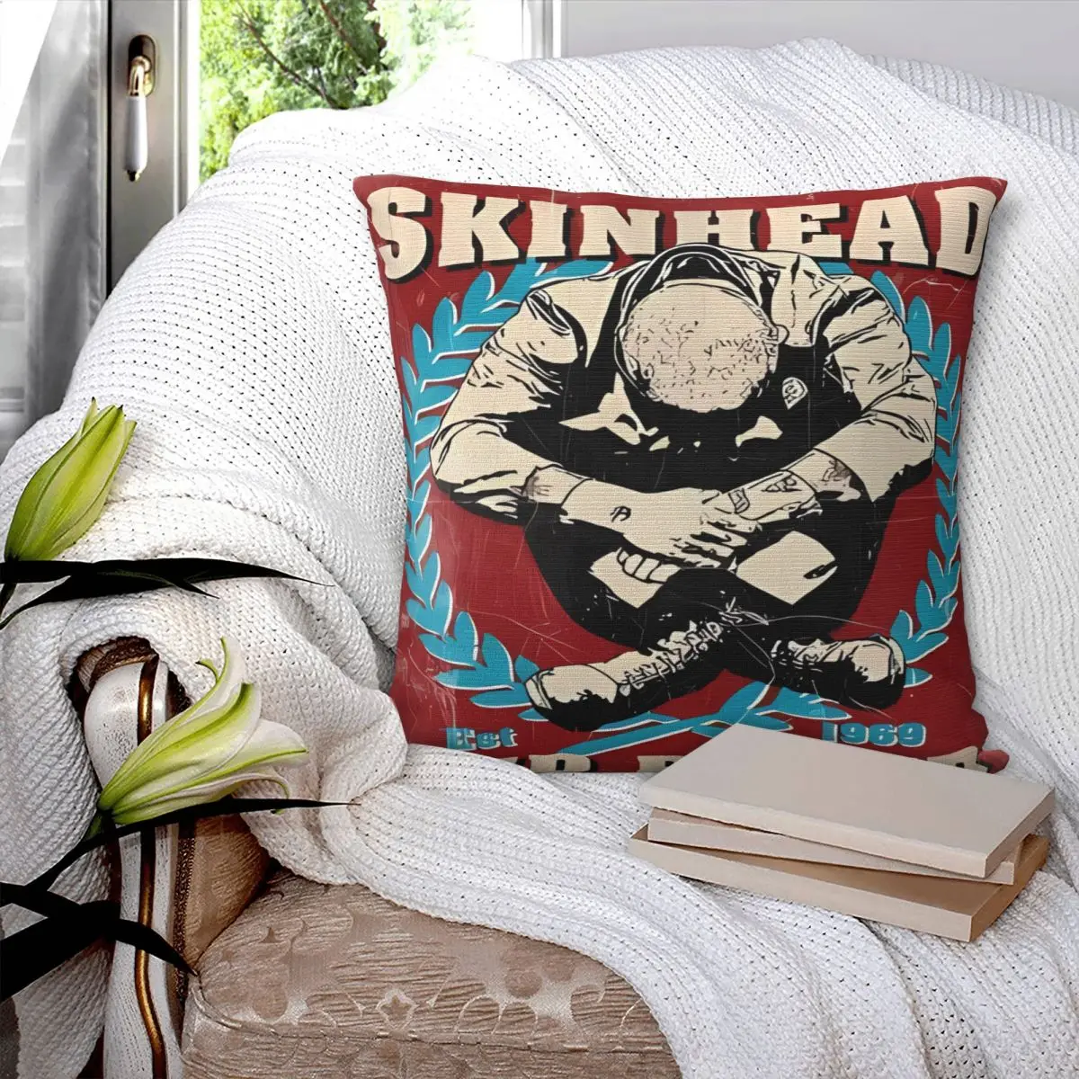 Skinhead And Proud Pillowcase Cushion Kid Cushion Cushion Cover Bed Decorative Pillows Customizable