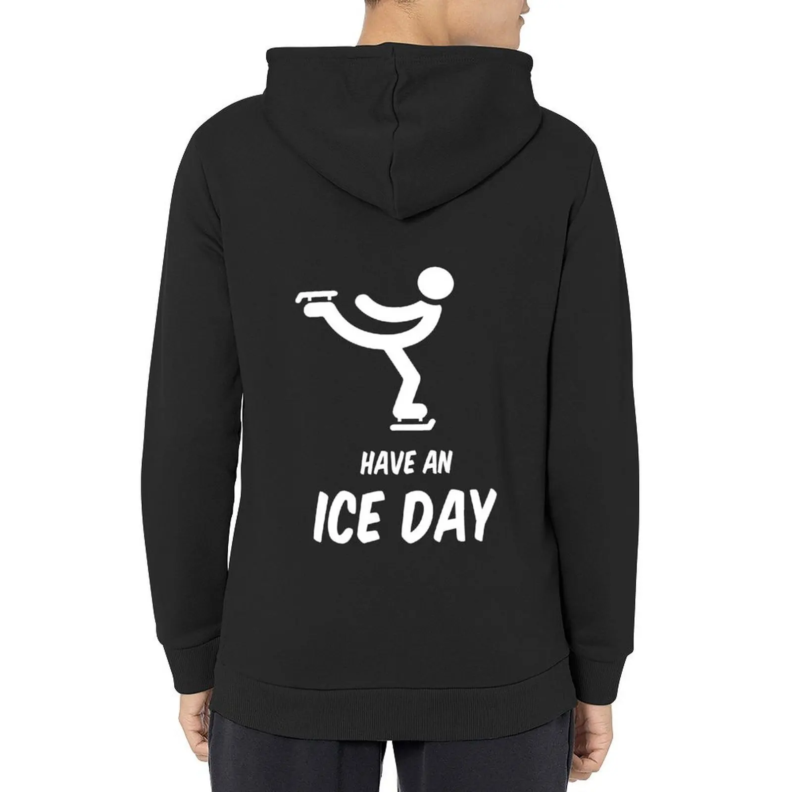 

Have An Ice Day Figure Skater Ice Skater Hoodie autumn clothes men wear korean style clothes autumn new products hoodie