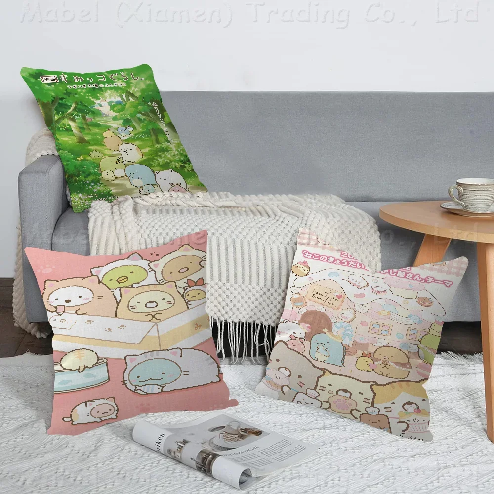 Japan Anime Sumikko Gurashi Pillow Gift Home Office Decoration Pillow Bedroom Sofa Car Cushion CoverPillow Case