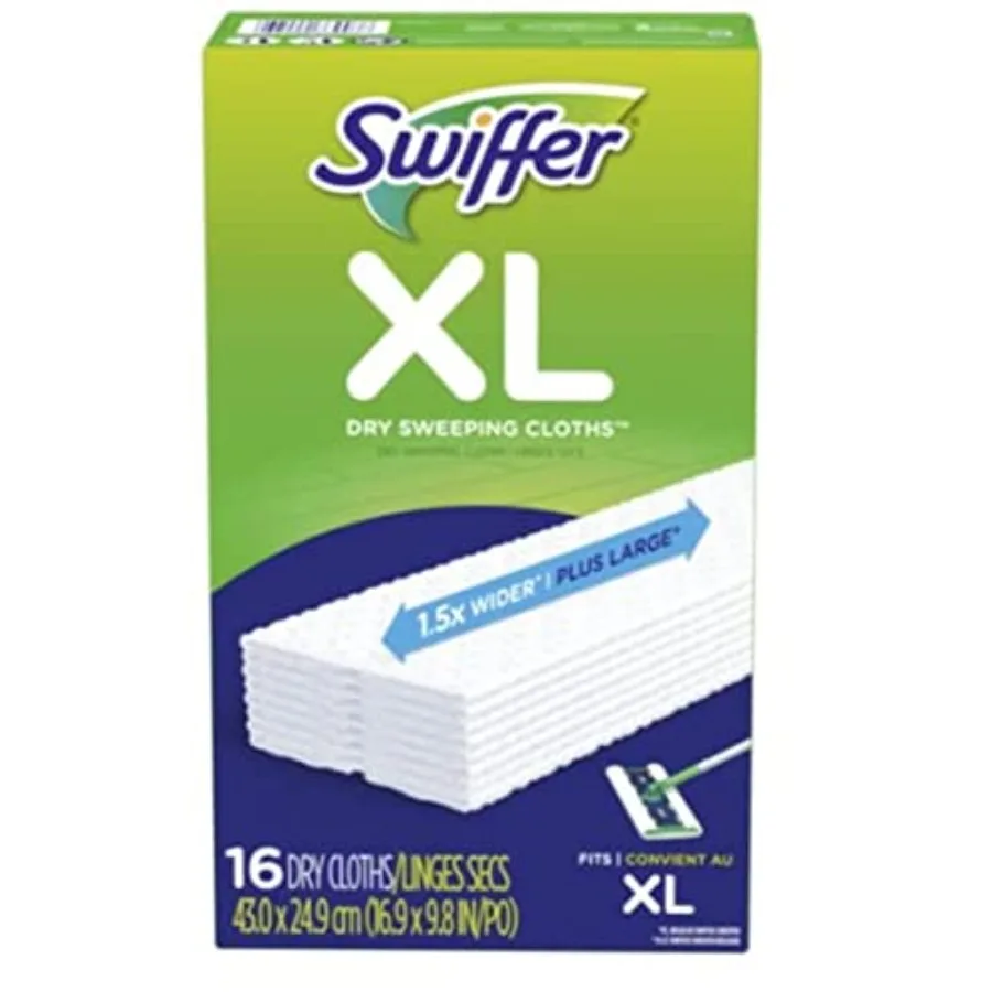 

Swiffer Sweeper X-Large Disposable Sweeping Cloths White 16-Count Boxes Pack of 3