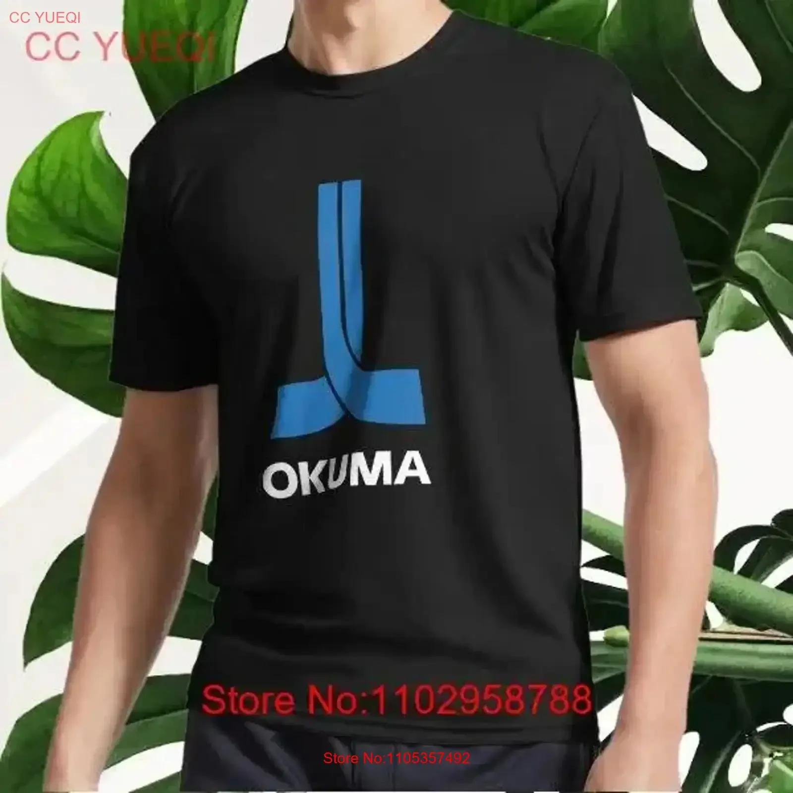 New OKUMA logo Active T Shirt Funny Size S to 5XL vintage Washed Top For Everyday Wear Stylish streetwear designer clothes