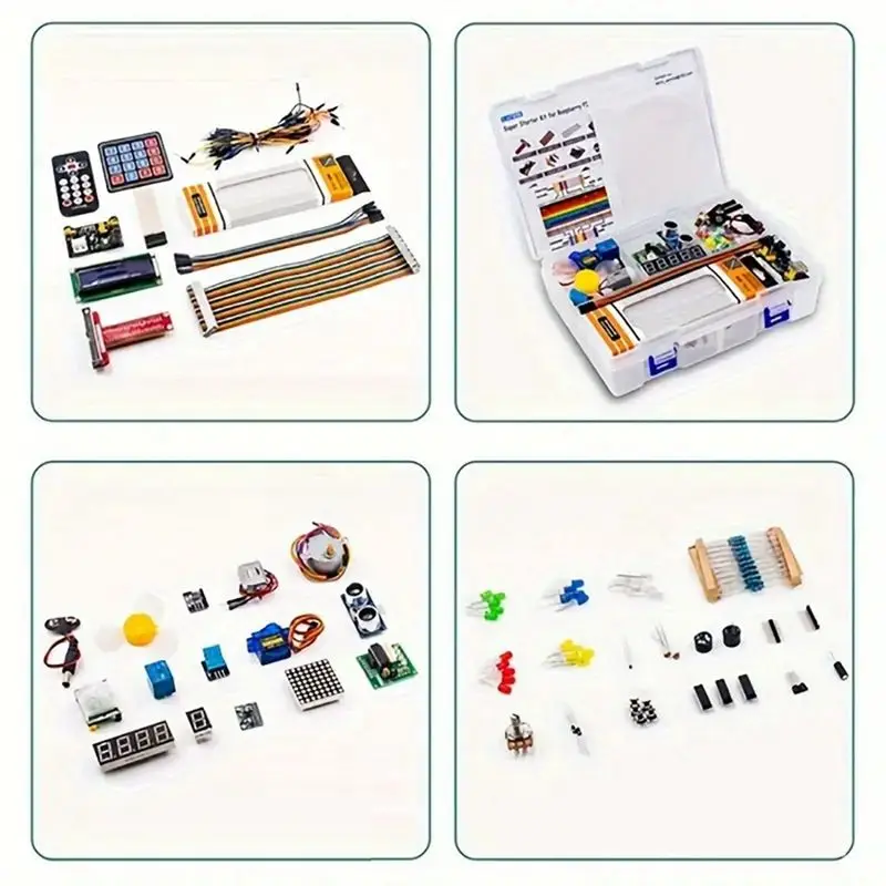 FFYY-Super Starter Kit Learning Kit For Raspberry Pi 4 Compatible With Raspberry Pi UNO R3 RFID
