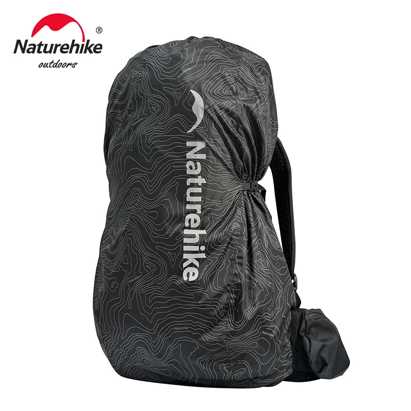 Naturehike Sneaking 2.0 Reflective Backpack Rain Cover Outdoor Climbing Hiking Dustproof Waterproof Schoolbag Casing For 30-60L