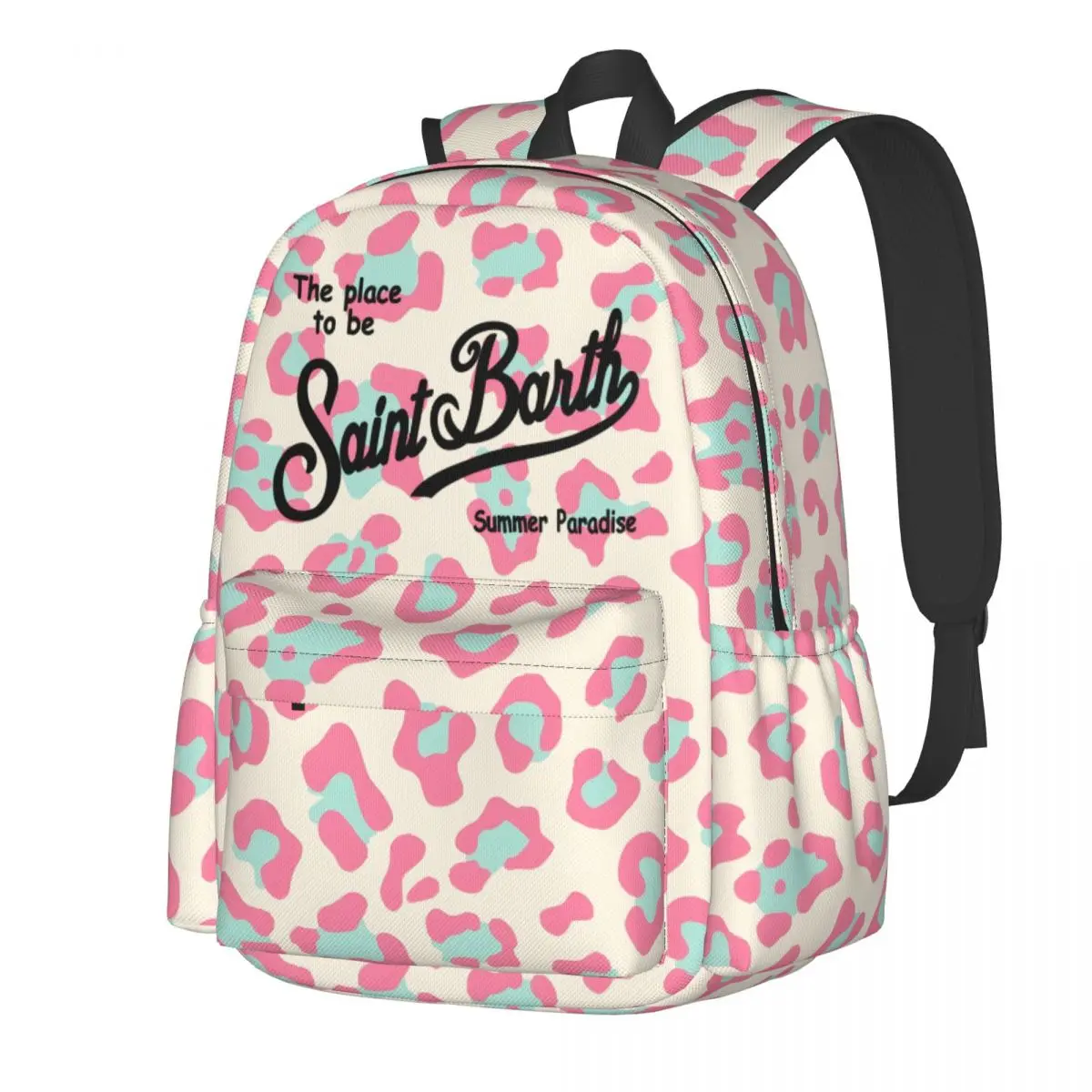 The Place To Be S-Saint B-Barth nueva moda mochila universitaria impermeable de alta capacidad bolsa de viaje para ordenador portátil de moda