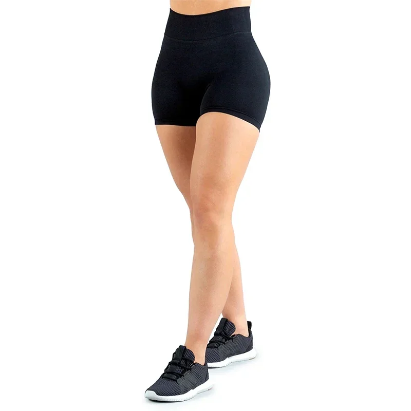 NVGTN-Short Pro ociamique Solide pour Femme, Demi-Pantalon Sans Couture, Tenue de Fitness Douce, Pantalon de Yoga, Gym, Course à Pied, Vêtements de Vélo, 2.0