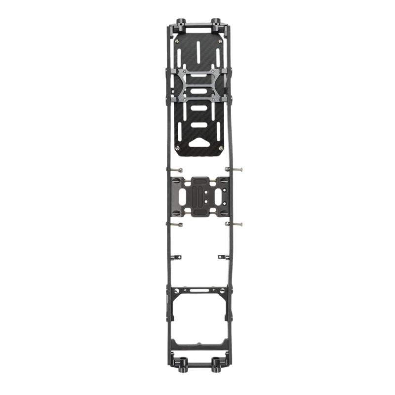 SCX10 Frameligger Koolstofvezel Chassis Frame Rails Voor 1/10 Axiale SCX10 RC Crawler Truck Off-Road Auto