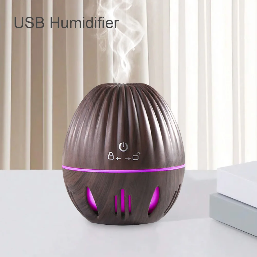 Advanced 7-Mode Light Therapy Humidifier - Auto Shut-Off Protection & Space-Saving 130ml Design