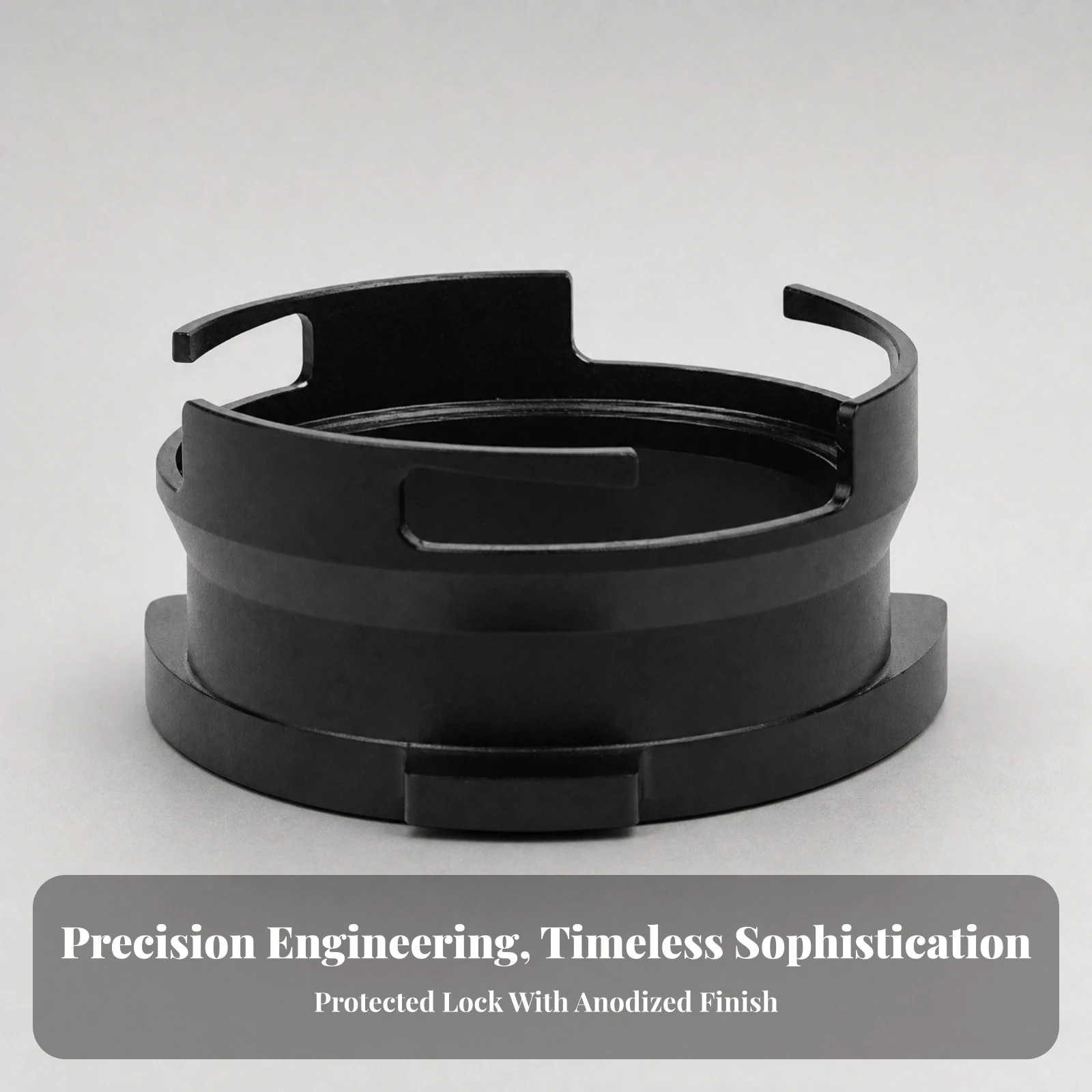 Coffee Dosing Dosing Collar Smooth-Finish Aluminum Alloy Dosing Dosing Collar with Locking Tabs Coffee Powder Funnel Compact