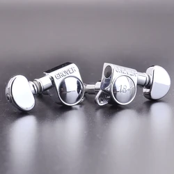 1 Set  Original Genuine Guitar Machine Heads Tuners Tuning Peg  1:18   Chrome