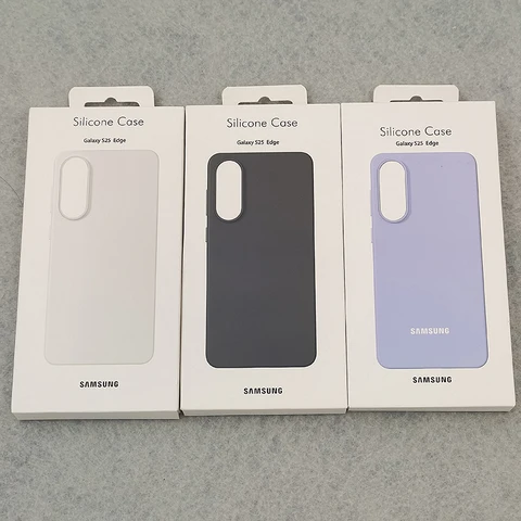Оригинальный чехол для телефона SAMSUNG S25 Edge 5G Soft Touch, жидкий силиконовый чехол «все включено», защитная задняя крышка для объектива Galaxy S25Edge