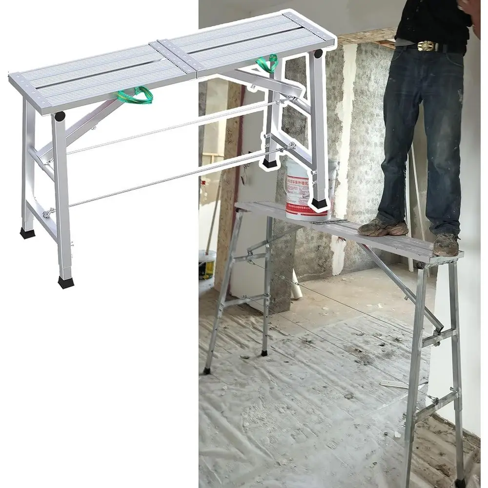 

Industrial-Grade Metal Scaffolding Step Ladder for Heavy-Duty Construction and Renovation (150cm)