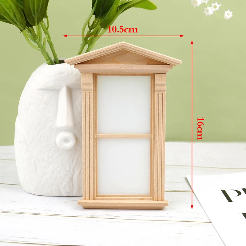 1:12 Dollhouse Miniature Door Window Frame Furniture Accessories Doll Decor Toy