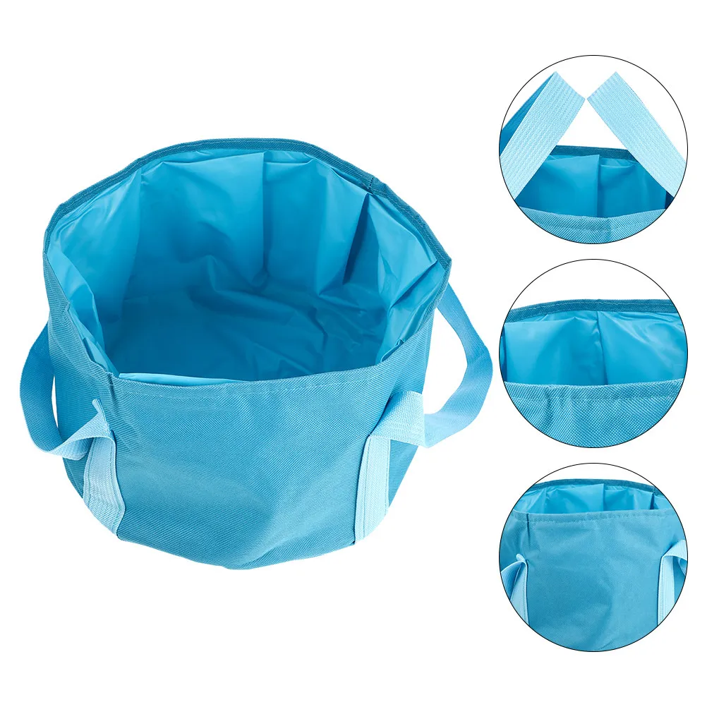 

Складная ванночка для ног с водонепроницаемым покрытием, многофункциональная, для дома и путешествий, складное ведро для замачивания ног