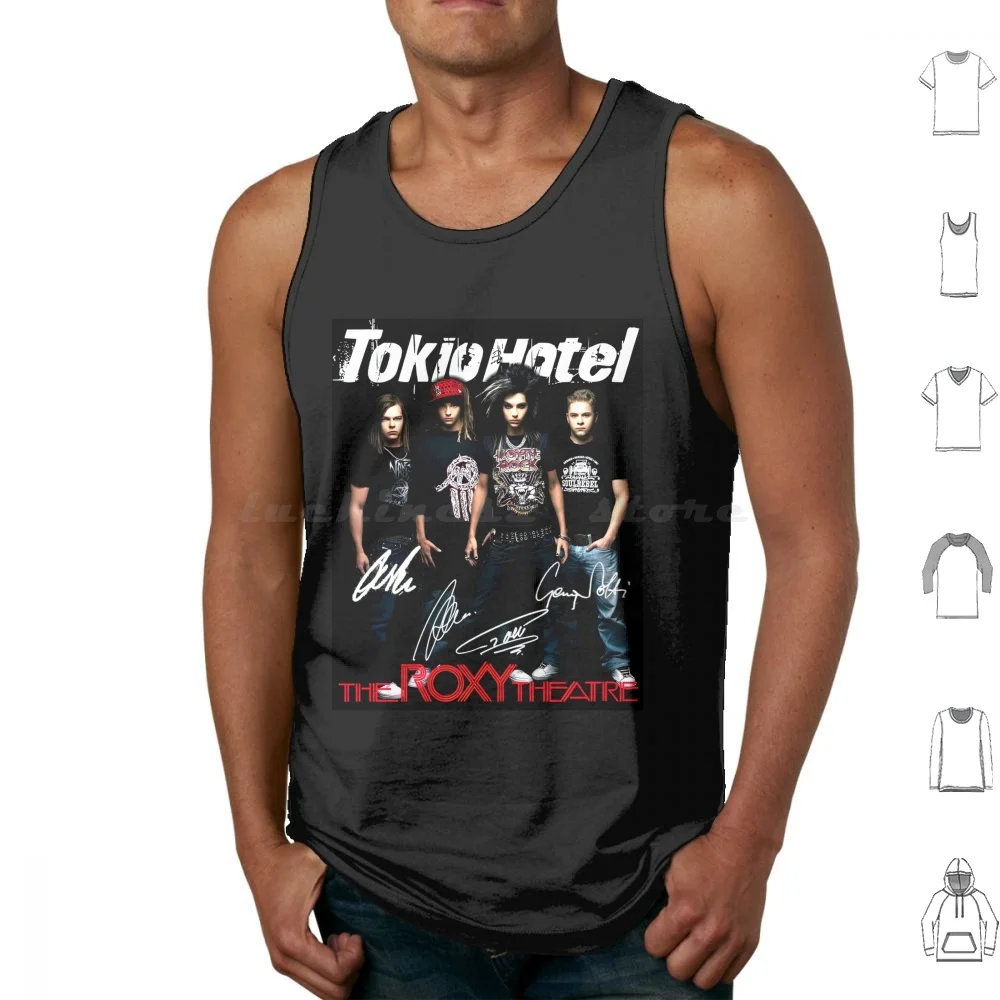 Rare Tokio Hotel Concert Vtg Black Tank Tops Vest Sleeveless Rare Tokio Hotel Concert Vtg Black Rare Tokio Hotel Beyond The