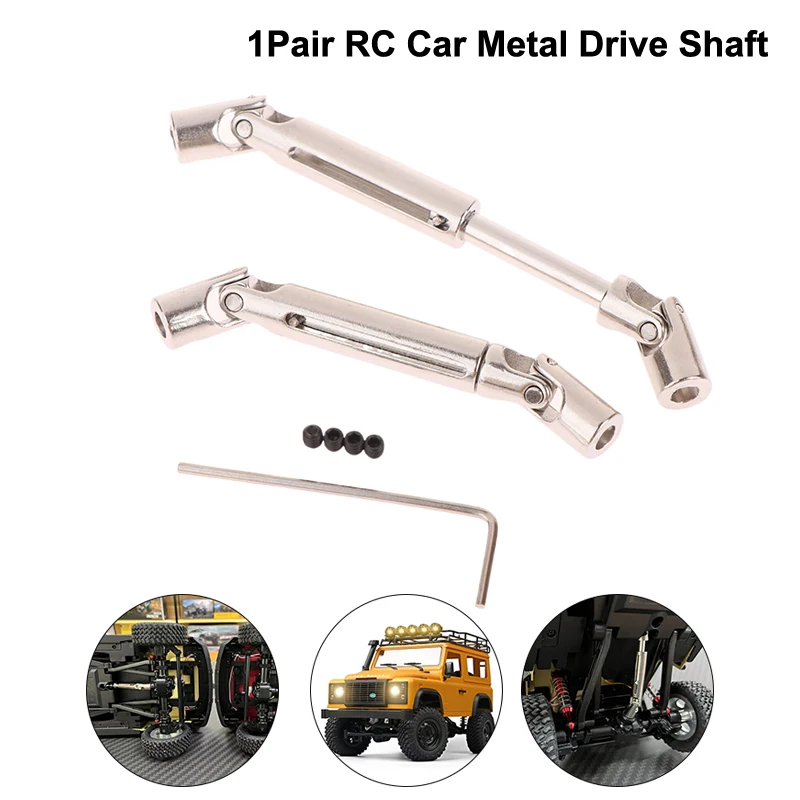 

1Pair MN82 MN78 RC Car Metal Drive Shaft RC Truck Drive Shaft RC Car Model Modification Accessories Toy Car Parts