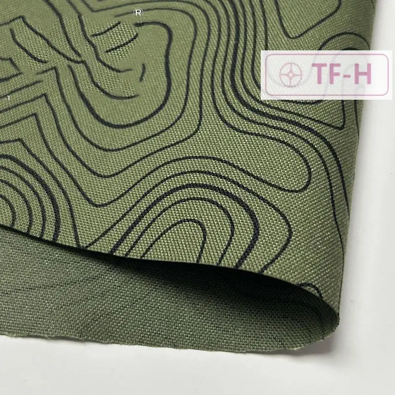 Green/Black 500D Nylon Terrain Camouflage Cloth Waterproof Wear Resistant Tactical Vest Fabric 150cm width*100cm length