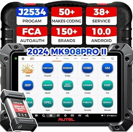 Autel MaxiCOM MK908 Pro II MK908P II ecu tuning programming tools as maxisys Ultra lite Elite II MS919 ms909 908