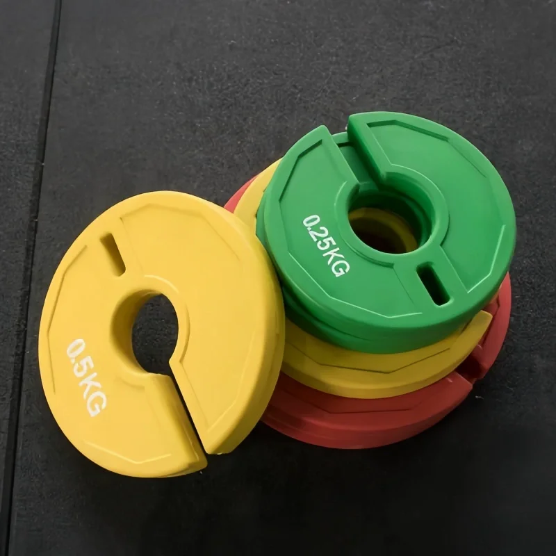 1 Pc Gym Micro Plates 0.25/0.5/1 KG Dumbbell fractional Weight Plate Rubber Fractional Weight Plates Add-on Change Weight Plate