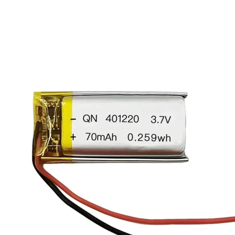 401220 70mAh 3.7V Li Polymer Replacement Battery Safe Protection Board For Smart Wearable Bracelet Fingerprint Lock