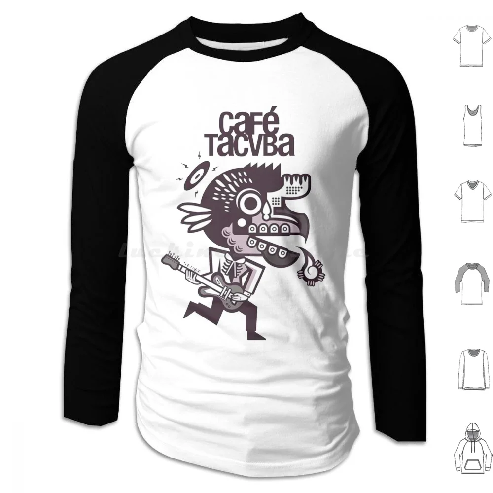 

Копия толстовок Cafe Tavuba с длинным рукавом Cafe Tacuba Cafe Tacvba Mexico Band Mexican Band Tacubos