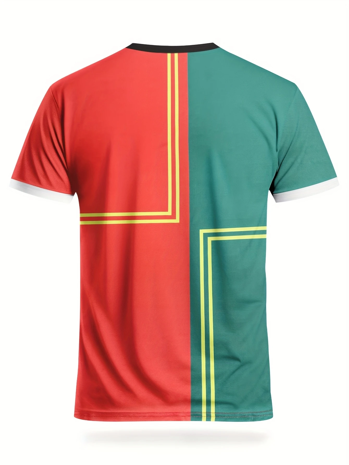 أزياء فلسطين العلم كرة القدم تي شيرت الاتجاه الصيف قصيرة الأكمام الشعار الوطني 3D المطبوعة الرياضة تيز فضفاضة تنفس قمم