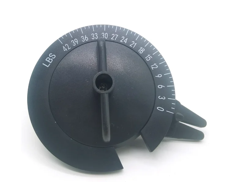 Manual Badminton Racket String Tension Gauge with Spring Scale, Professional Pressure Meter for Sports Equipment