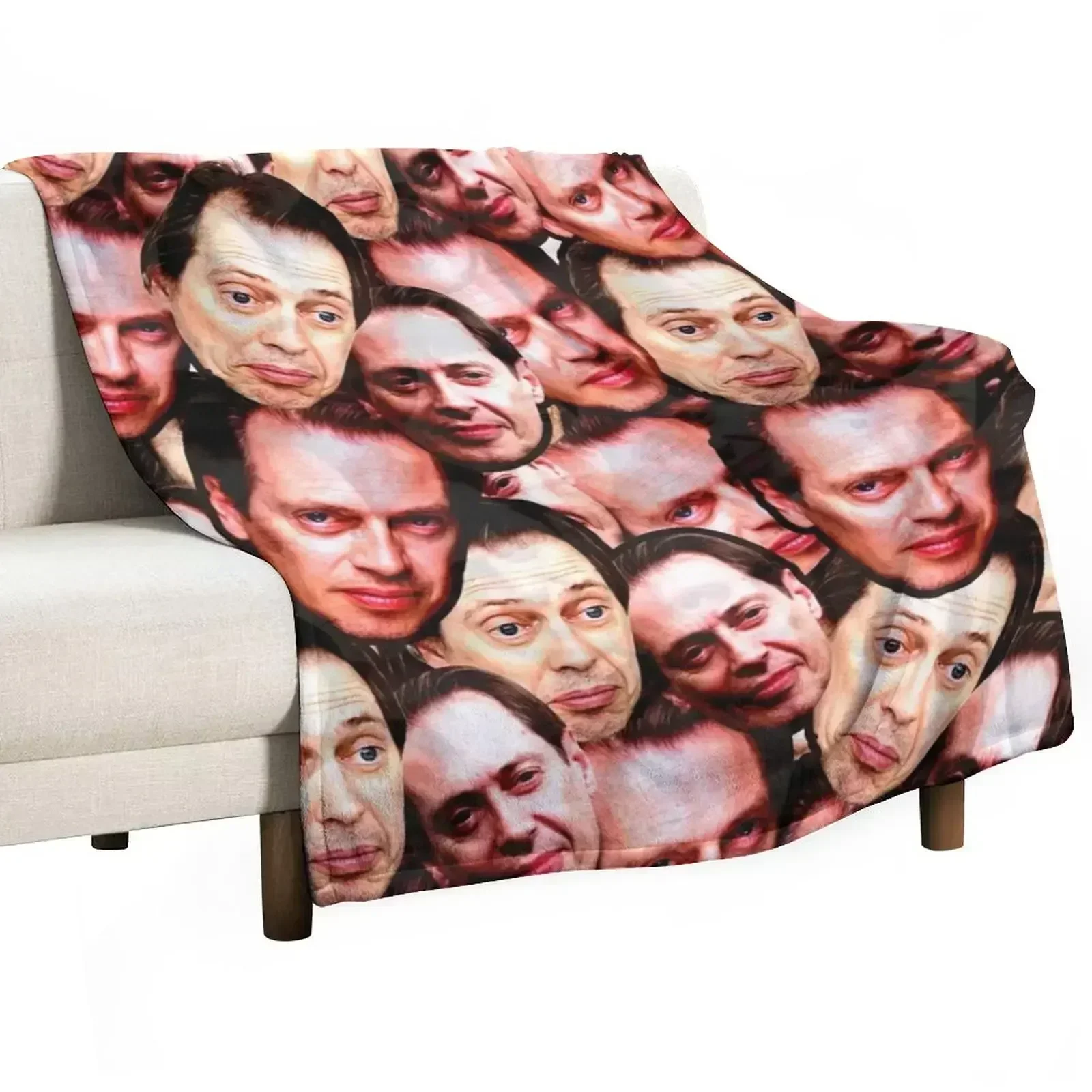 

Steve Buscemi Collage galaxy Throw Blanket Warm Plush Fuzzy Blanket for Living Room