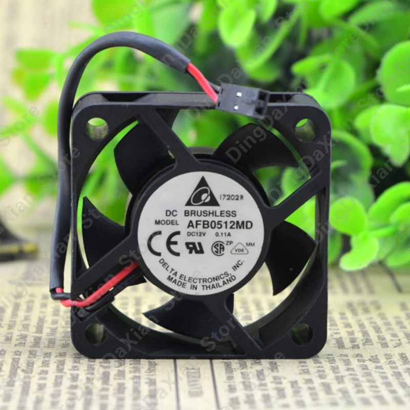 d 1PCS For DELTA AFB0512MD | 50×50×20mm 12V 0.11A 5CM Double Ball Axial Fan