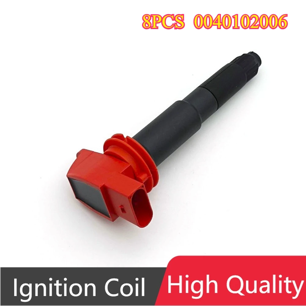 

8 шт. 0040102006 94860210414 94860210402 94860210404 0986221069 94860210412 Катушка зажигания для Porsche Cayenne Panamera 3.6 4.8