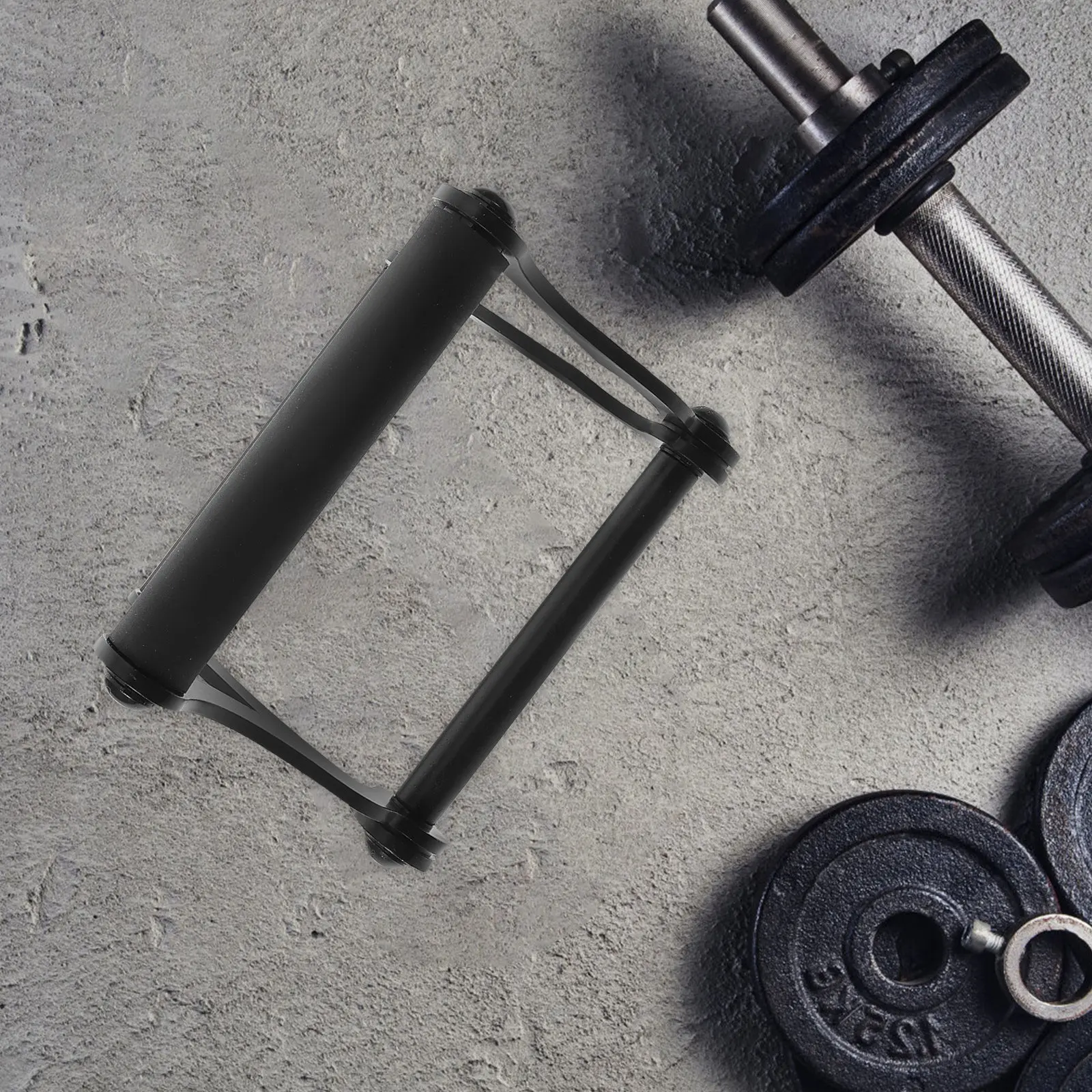 Home Gym Lat Pulldown Machine - Adjustable V-Shaped Lat Pulldown Handle Black