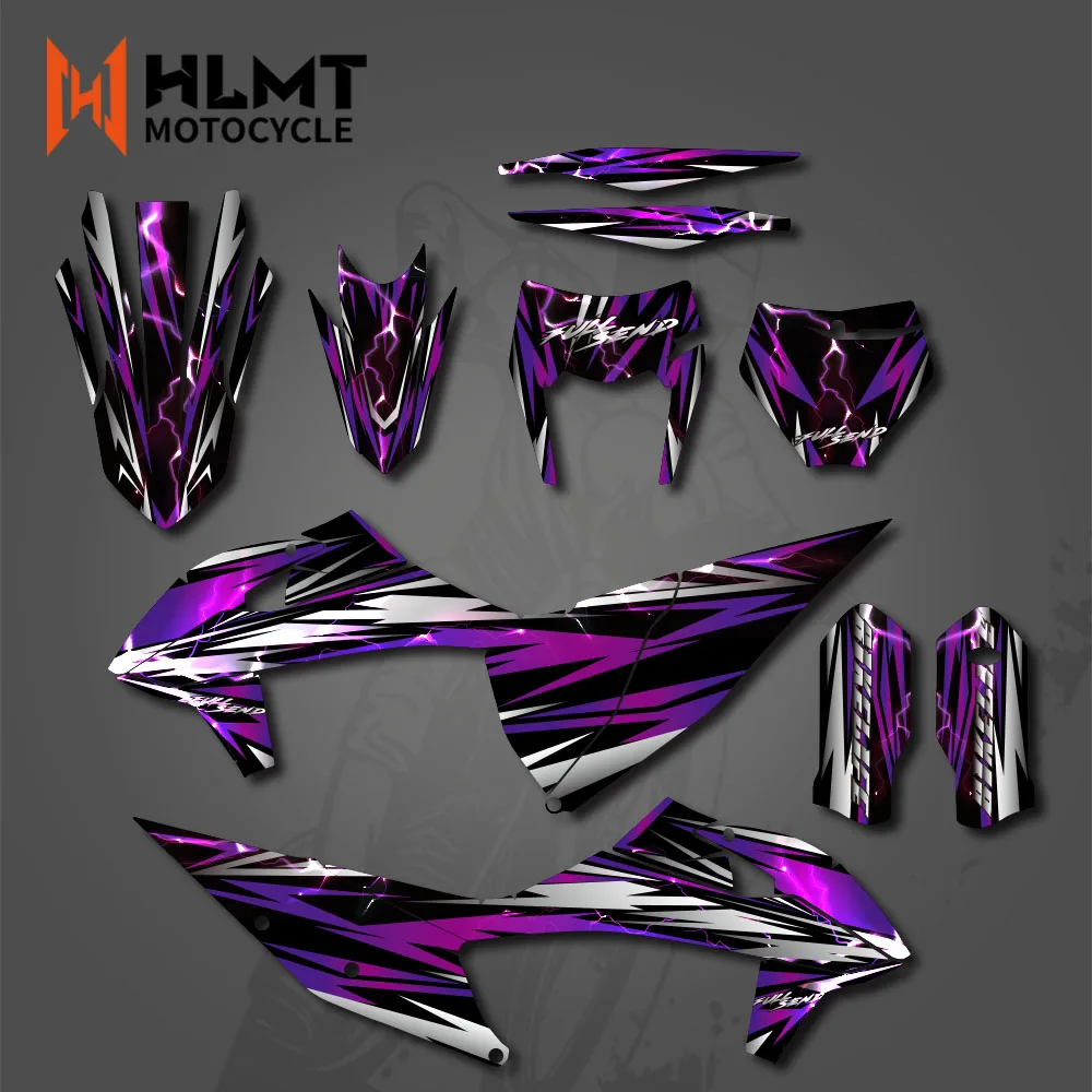 Zestawy naklejek motocyklowych, grafiki, naklejki na KTM 125 250 350 450 500 525 SX SXF 2019-2021 EXC XC XCW 2020-2022 z własnym numerem