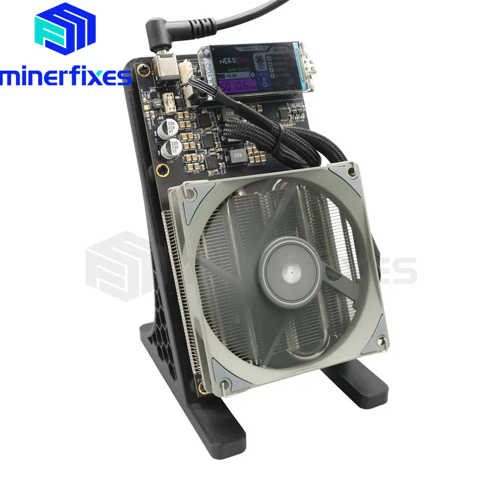 Новые майнеры биткойнов Solo Miner NerdQaxe++ ASIC Miner 4,8TH/s 75W Домашний майнер биткойнов с открытым исходным кодом BTC Miners Криптомайнеры..