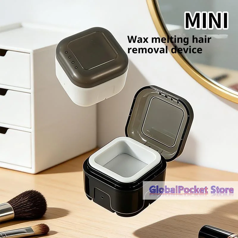 [TG823]Mini Wax Heater Machine Silicone Bowl Wax Warmer Nose Ear Hair Removal Waxing Kit Wax Bean Wax Heating Melting Pot Melter