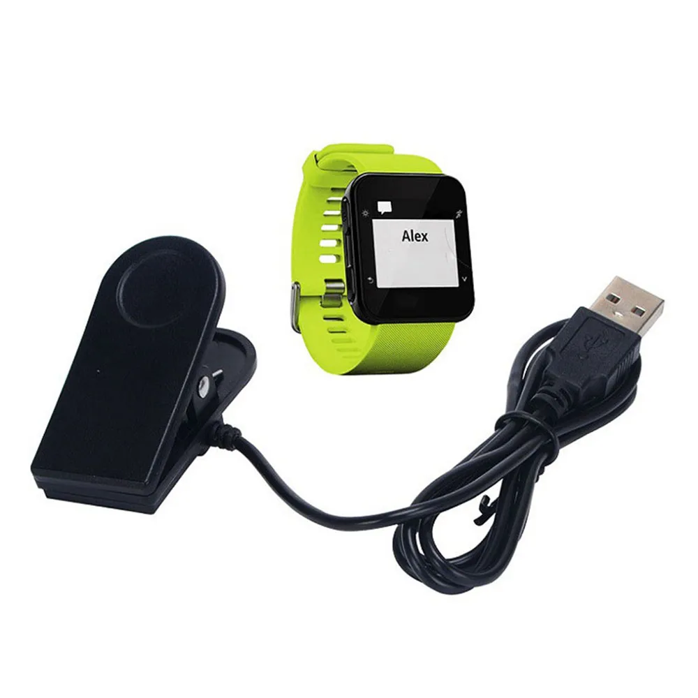 Charging Cable USB Data Charger Adapter Cable Power Cord For Garmin forerunner35/30 Watch Smart Accessories