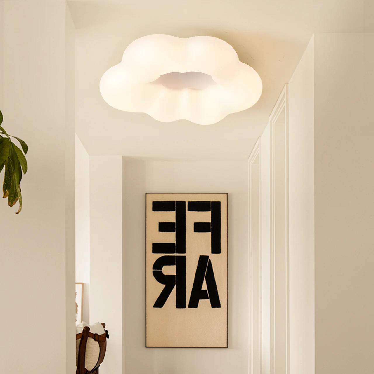 

NVC Lighting Cream Wind Entrance Light Креативный простой потолочный светильник Лестничное освещение для балкона
