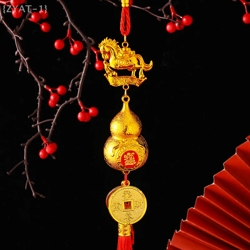 【رقم】2026 سنة لتزيين جدار الحصان | زخرفة الحمراء والذهبية التقليدية للعام الصيني الجديد للمنزل والسيارة #4