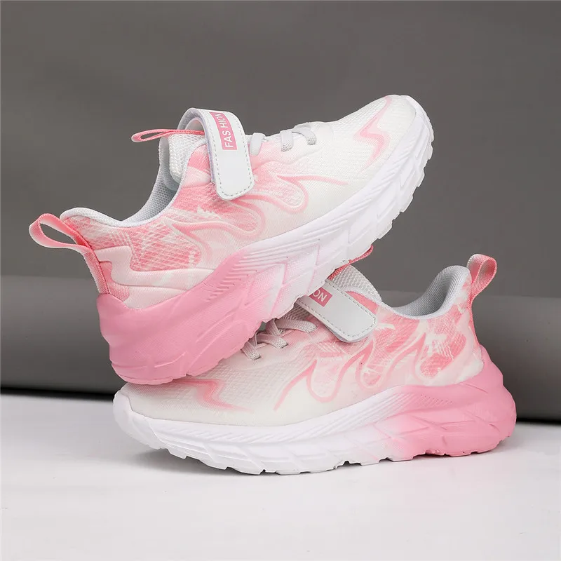 

Lightweight Kids Running Sneakers Non Slip Casual Sports Footwear For School Daily Outdoor Activity