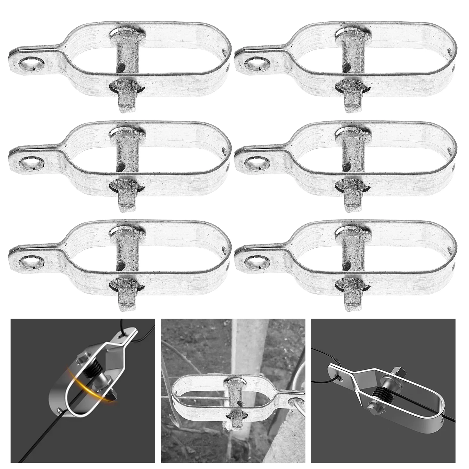 10 Pcs Greenhouse Wire Tensioner Grape Steel Tightener Garden Rope Cable Tighteners Tool Heavy Duty